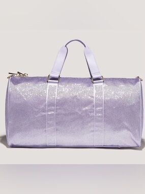 Stoney Clover Lane Classic Duffle BEJEWELED!! In Sparkle Purple
